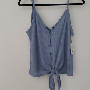 NWT Hippie Rose Tie Waist Crop Top Cami